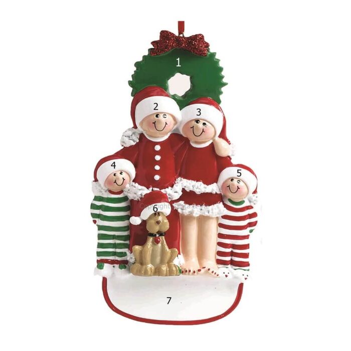 Christmas Family with Dog /4 - RM1681-4 - Santa & Me