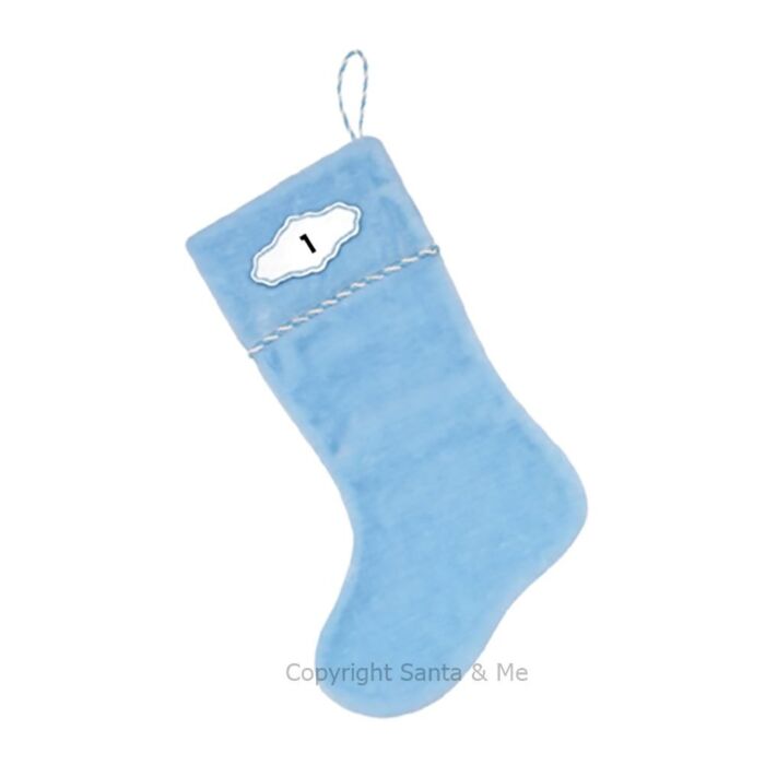Blue Stocking - STNB - Santa & Me