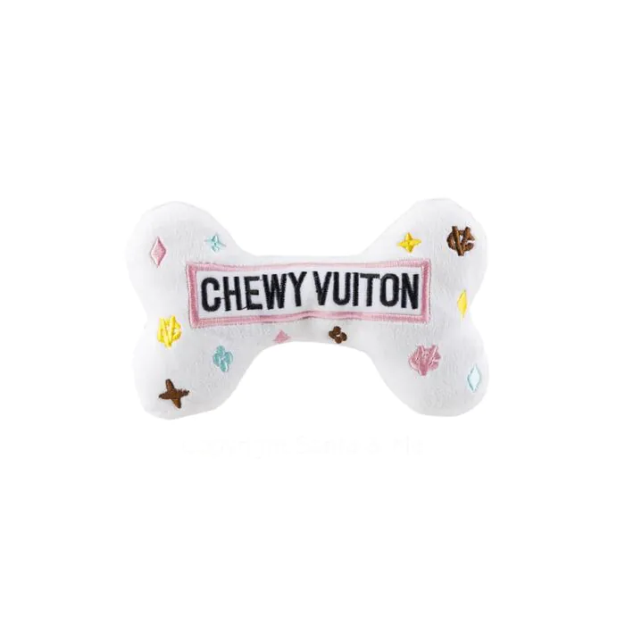 Small - White Chewy Vuiton Bone Toy (Pets) Small - White Chewy Vuiton Bone Toy (Pets)