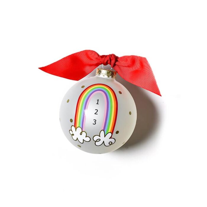 After Every Storm Is A Rainbow Of Hope Glass Ornament