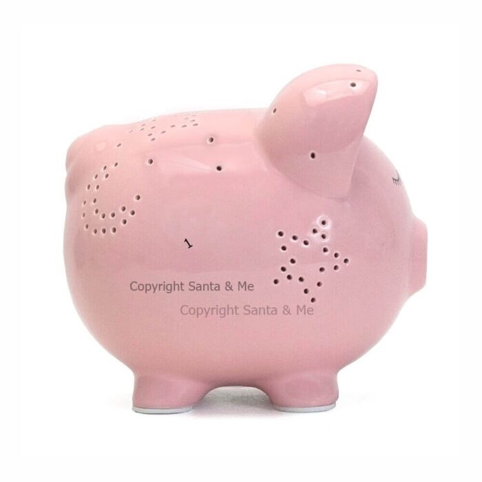 Large Night Light Piggy Bank / Pink