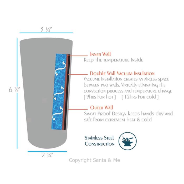 Yorkie Stainless Steel Tumbler (16oz)