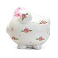 Large Posies & Polka Dots Piggy Bank thumbnail
