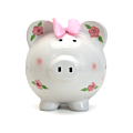 Large Posies & Polka Dots Piggy Bank thumbnail