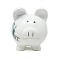 Large Box Car Train Piggy Bank thumbnail
