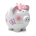 Large Butterflies Piggy Bank thumbnail