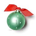 Warm Wishes for a Happy Holiday Glass Ornament thumbnail