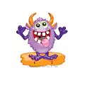 Goofy Monster /Purple thumbnail