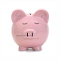 Large Night Light Piggy Bank / Pink thumbnail