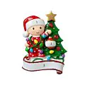 Baby Decorating a Tree / Red thumbnail