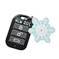 Key Fob with Dangling Snowflake thumbnail