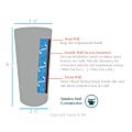 Yorkie Stainless Steel Tumbler (16oz) thumbnail