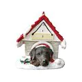 Labrador Chocolate /Doghouse with Magnet thumbnail