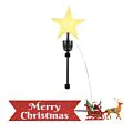 Animated Tree Topper - Santa Sleigh thumbnail