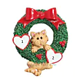 Orange Tabby Cat in Wreath thumbnail