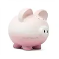 Large Ombre Piggy Bank /Girlsenberry thumbnail