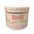 Small - Raised Baby's First /Pink - Piggy Bank thumbnail