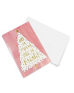 All is Merry All is Bright Christmas Greeting Card