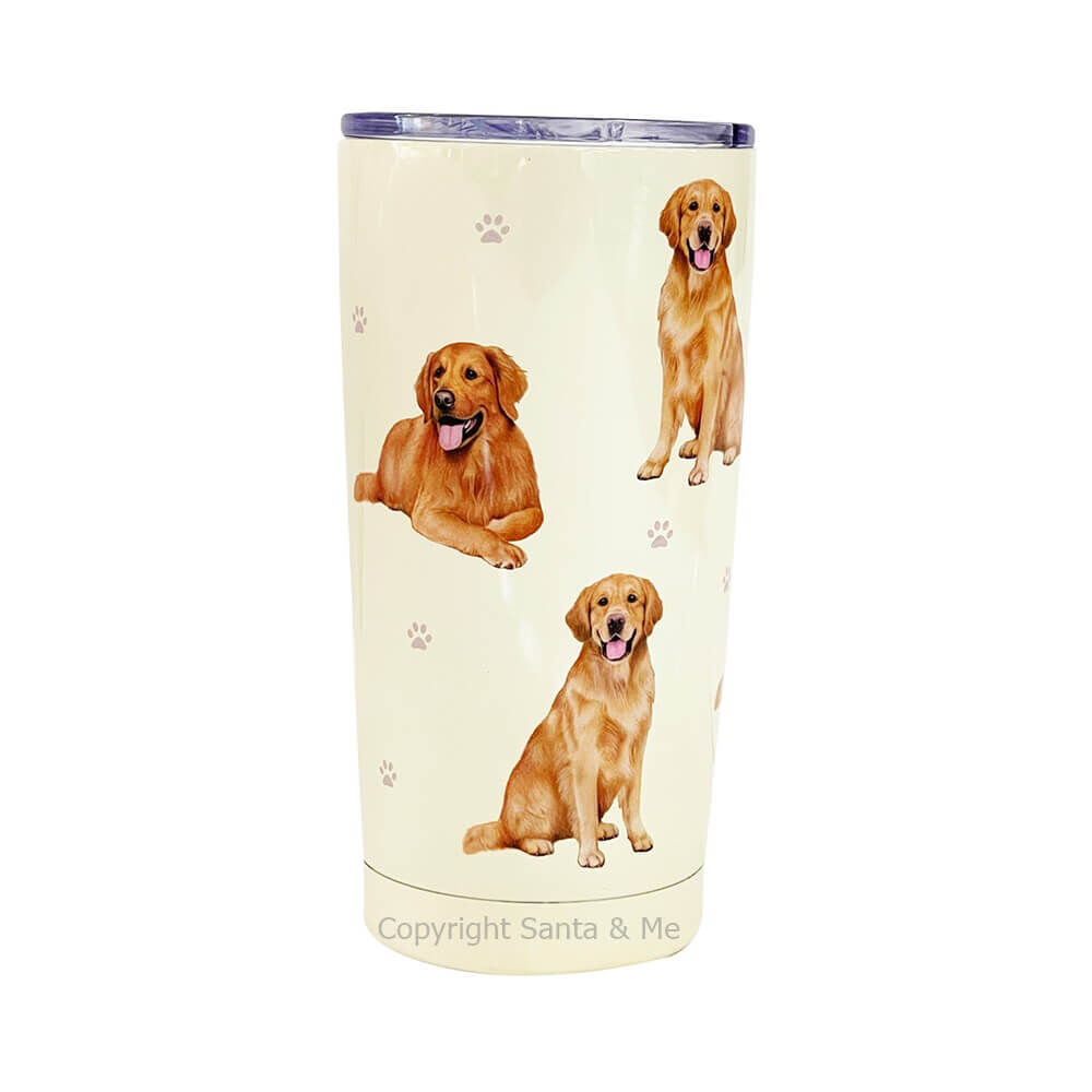 Golden Retriever Stainless Steel Tumbler (16oz)