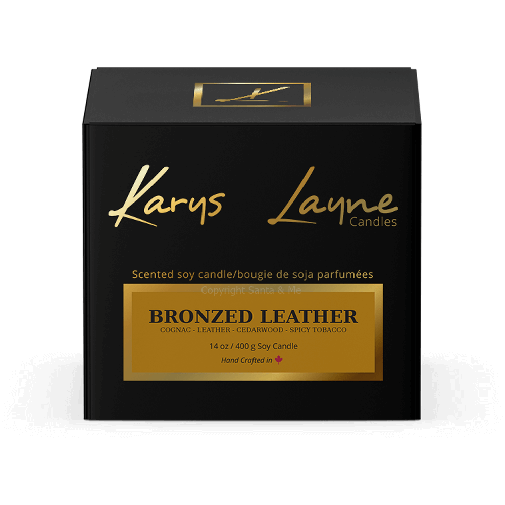 Bronzed Leather (14oz Candle)
