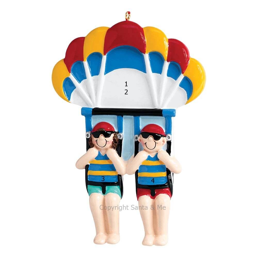 Parasailing Couple