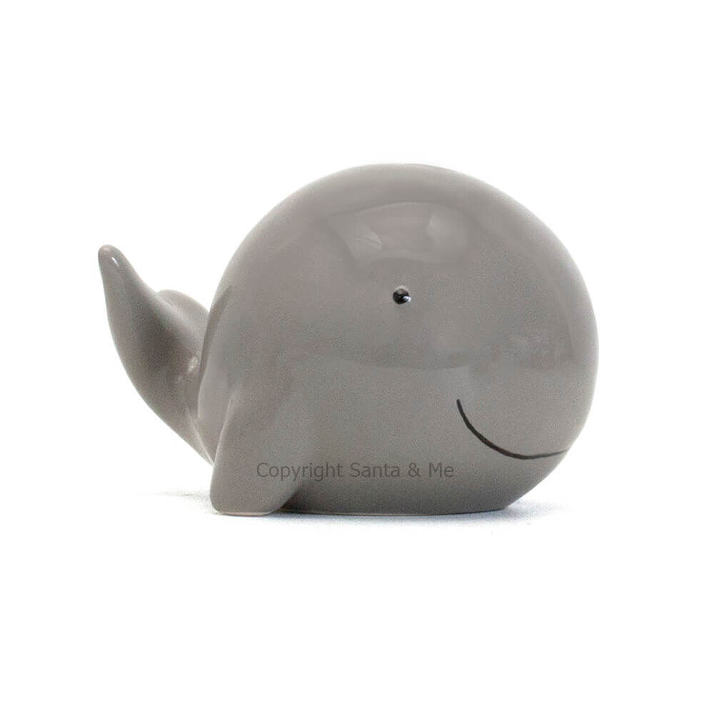 Solid Whale Bank /Grey - Money Bank