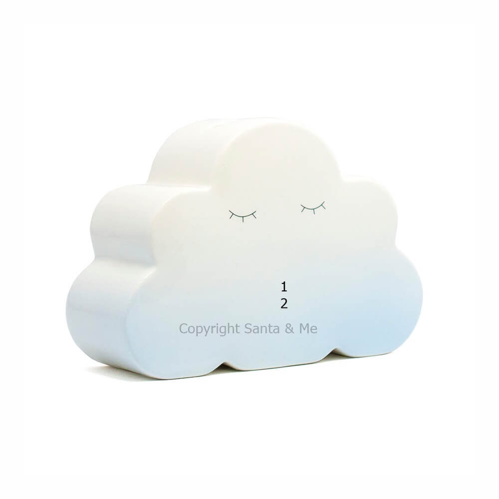Ombre Cloud Bank /Blue - Money Bank