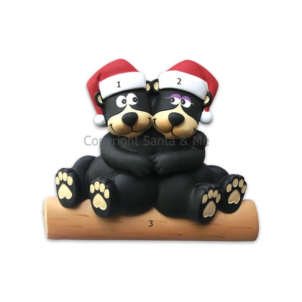 Black Bear Couple (Table Decoration)