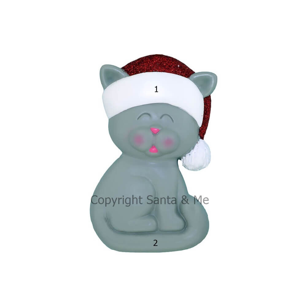 Grey Sitting Cat