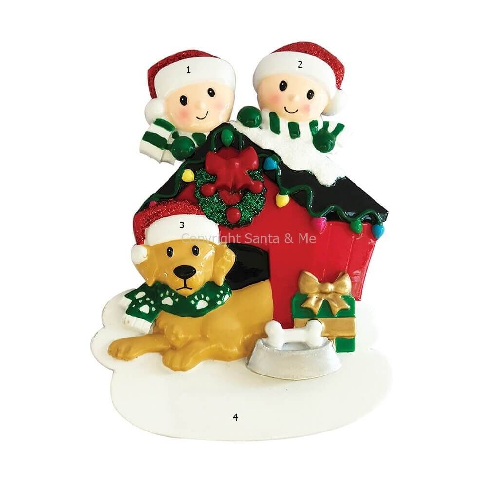 Couple with Dog House 