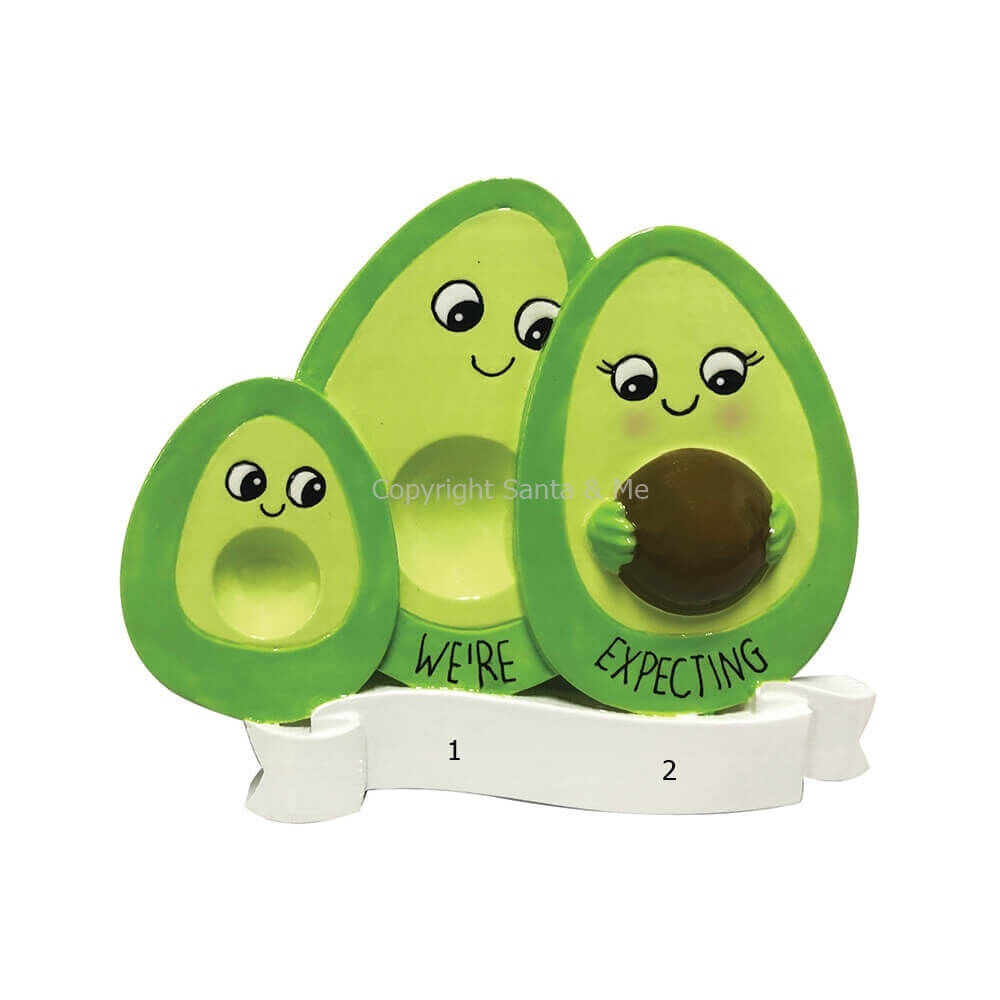 Expecting Avocado Family With 1 Child