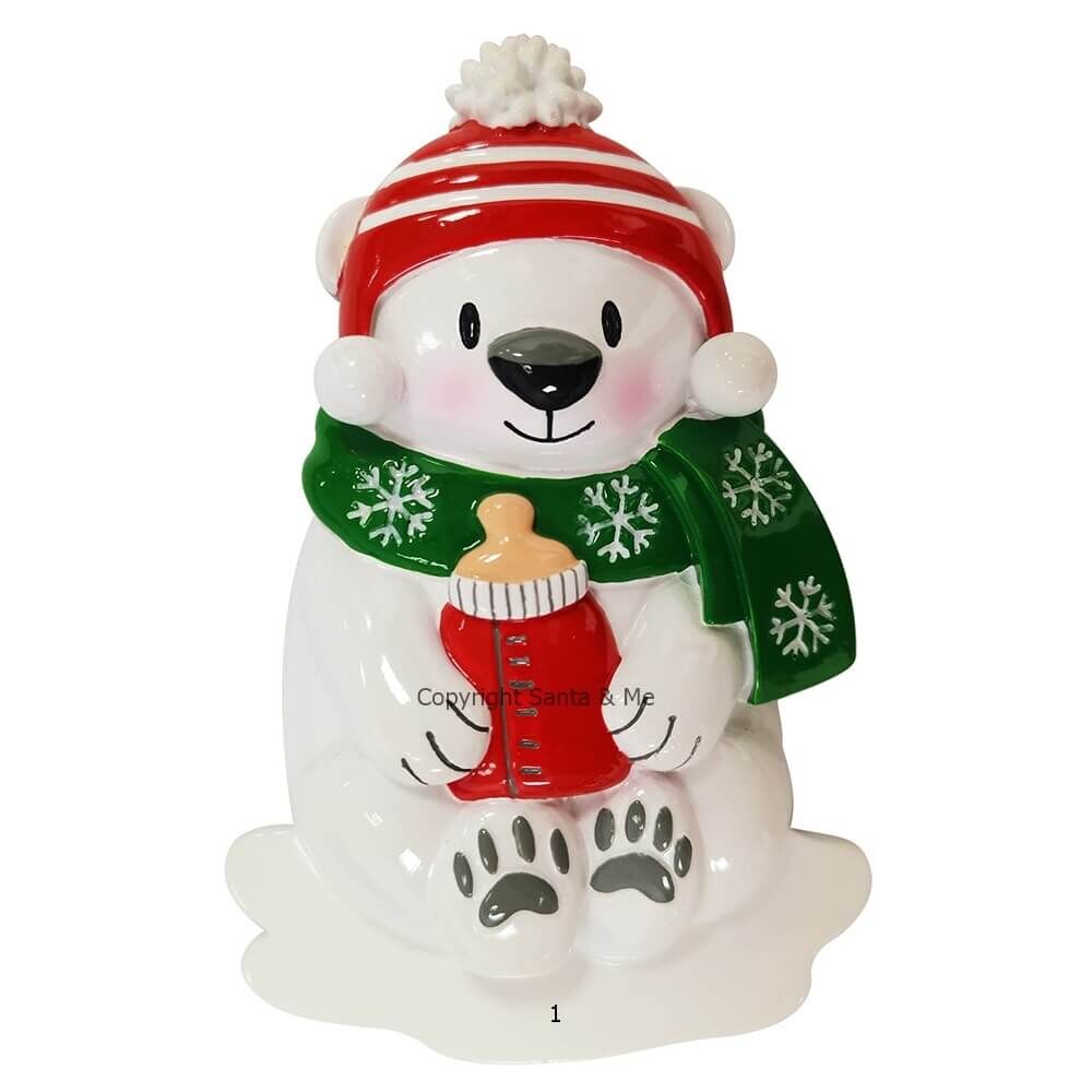 Baby Polar Bear/ Red