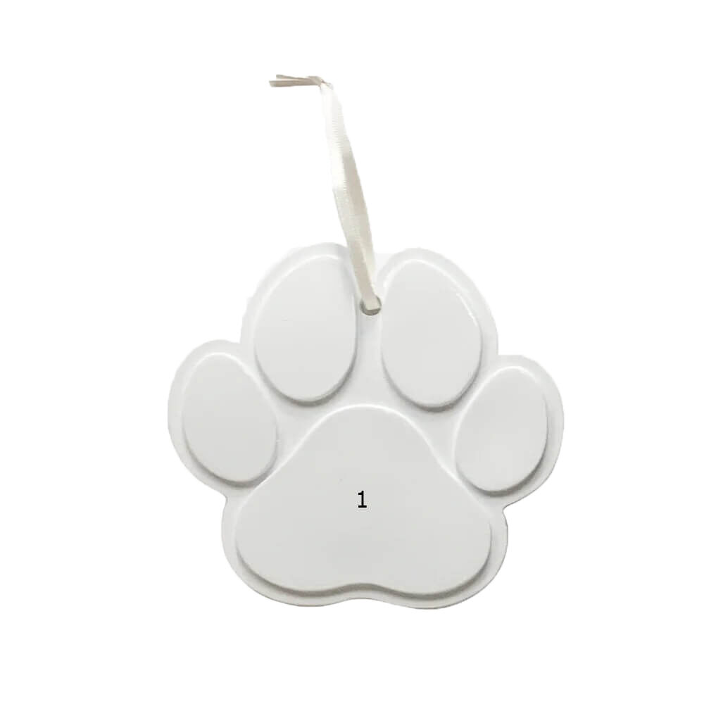 Paw Print Stocking Tag