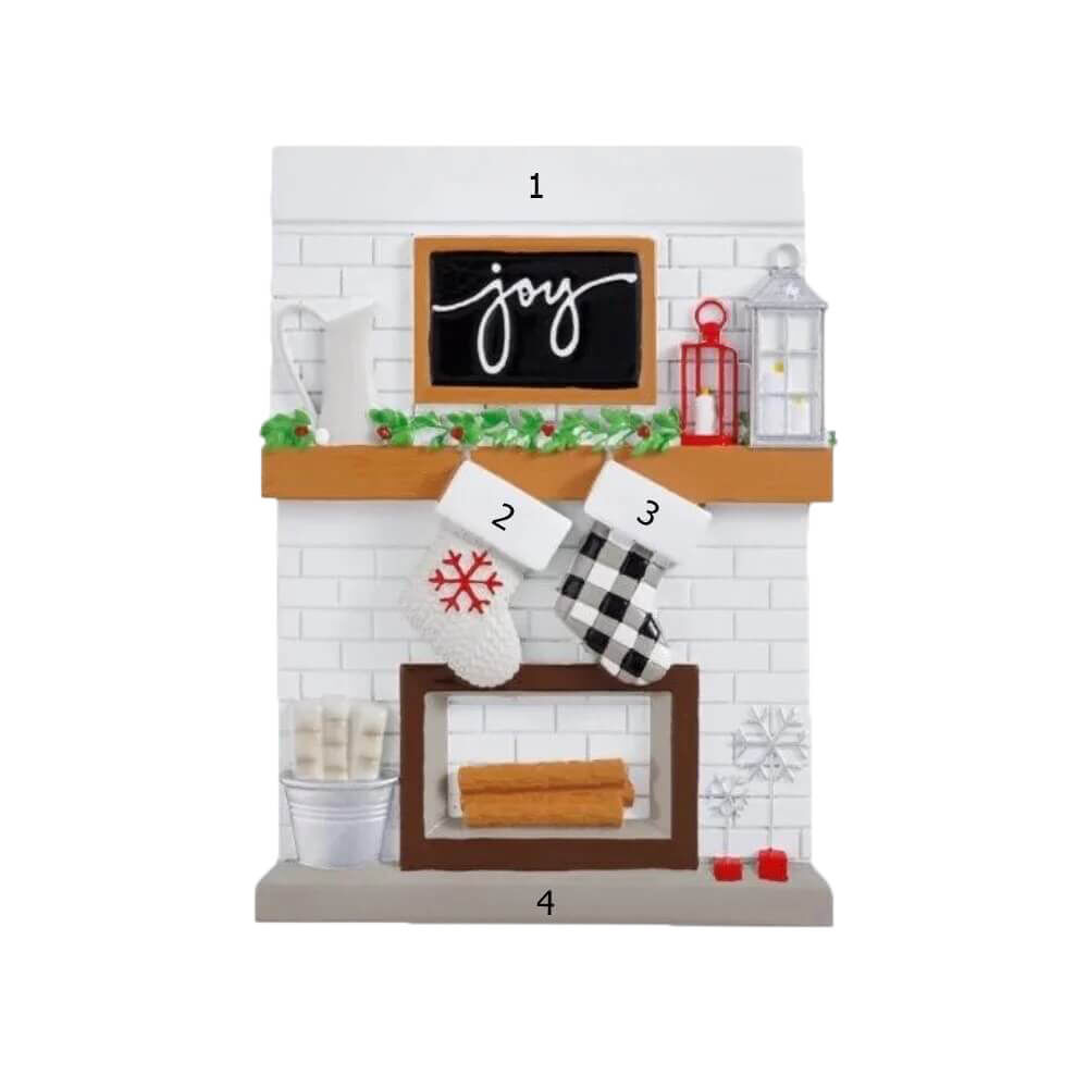 Table Top - Fireplace Mantle Couples 