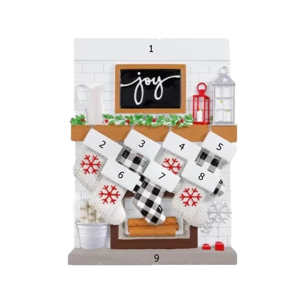 Table Top - Fireplace Mantle / 7