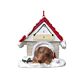Dachshund Red /Doghouse with Magnet