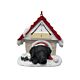 Labrador Black /Doghouse with Magnet