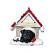 Pug Black /Doghouse with Magnet