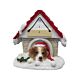 Brittany Spaniel /Doghouse with Magnet