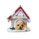 Cocker Spaniel Blonde /Doghouse with Magnet