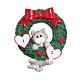 Buy Gray Tabby Cat in Wreath by Rudolph And Me for only CA$21.00 at Santa And Me, Main Website.
