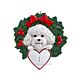 Buy Bichon Frise With Wreath by Rudolph And Me for only CA$21.00 at Santa And Me, Main Website.
