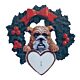 Buy Bulldog With Wreath by Rudolph And Me for only CA$21.00 at Santa And Me, Main Website.