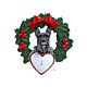 Buy Schnauzer With Wreath by Rudolph And Me for only CA$21.00 at Santa And Me, Main Website.