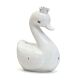 White Swan With Silver Crown Bank - 3568WT - Santa & Me