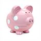 Buy Large Polka Dot Piggy Bank /Pink by Child To Cherish for only CA$55.00 at Santa And Me, Main Website.