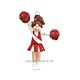 Buy Pom Pom Girl /Red by Rudolph And Me for only CA$21.00 at Santa And Me, Main Website.