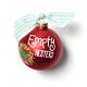 Empty Nesters Glass Ornament - CELEB-EPTNST - Santa & Me
