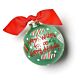 Warm Wishes for a Happy Holiday Glass Ornament - CHMAS-WRMKNI - Santa & Me