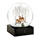 Deer in woods - Snow Globe - CS122-Deer - Santa & Me